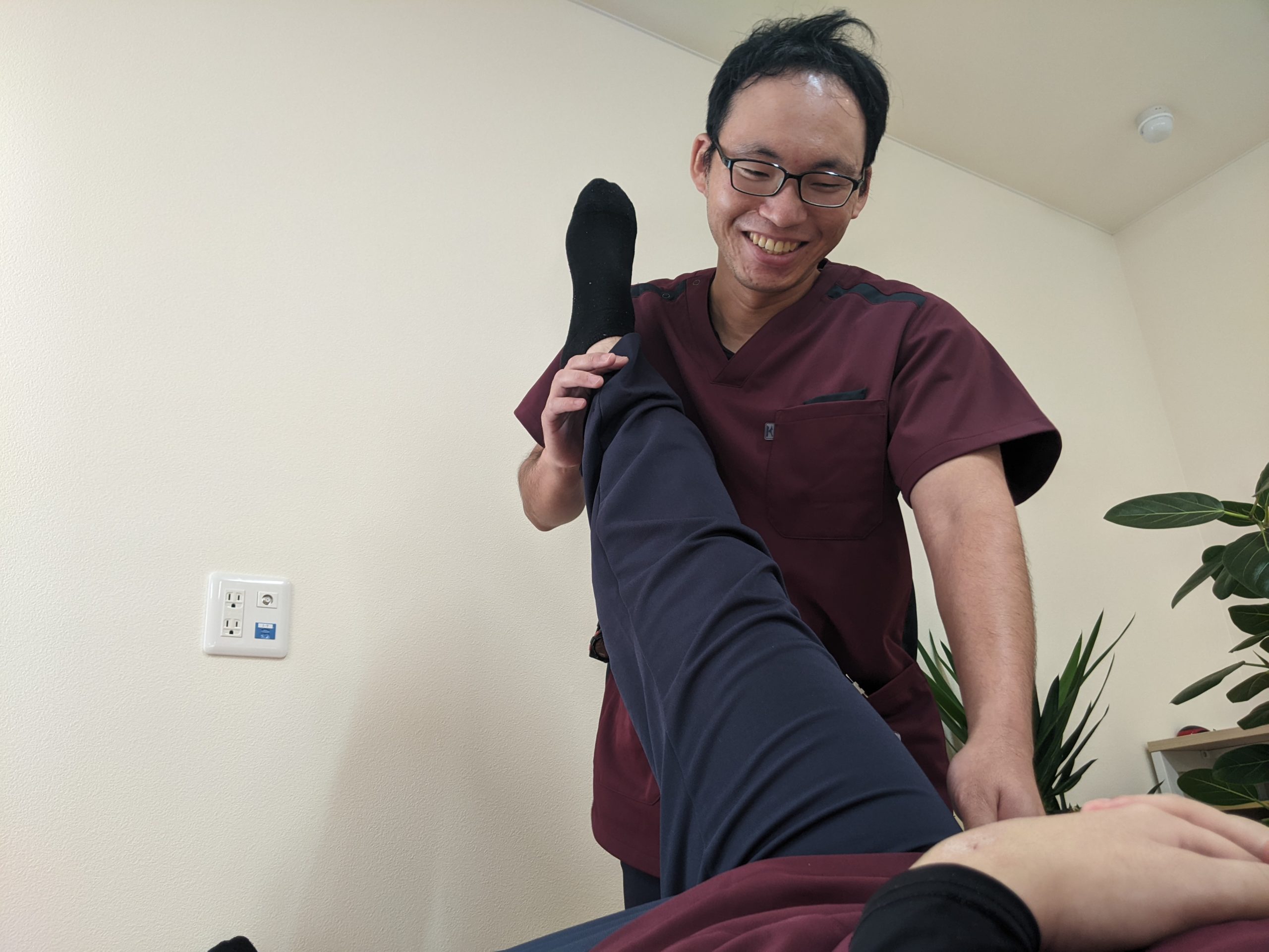 男性理学療法士