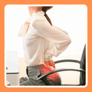 ストレッチをする女性